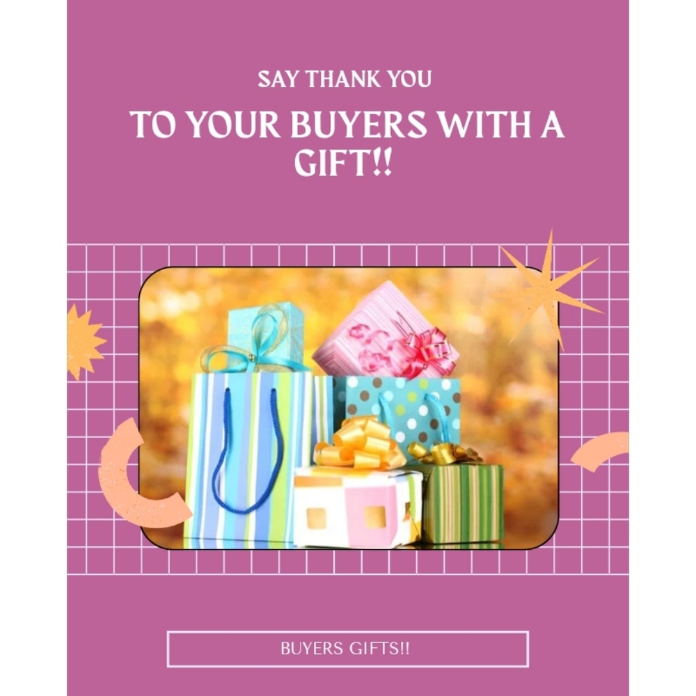 (10 for $15) Say Thank You To Your Buyers With A Gift!!